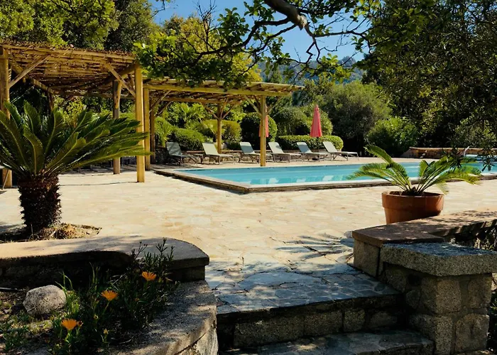 A Avec Piscine Pour 8 Personnes En Corse Du Sud * Conca